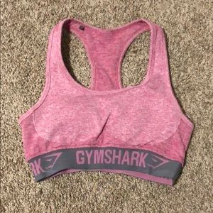 Gymshark Heathered Pink Sports Bra